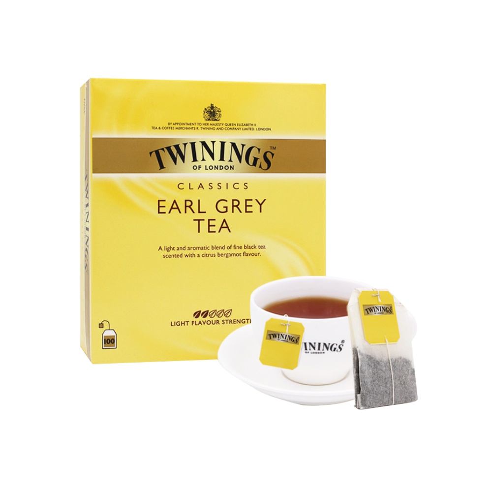 英国川宁Twinings进口豪门伯爵红茶100片袋泡茶包便携红茶包茶叶