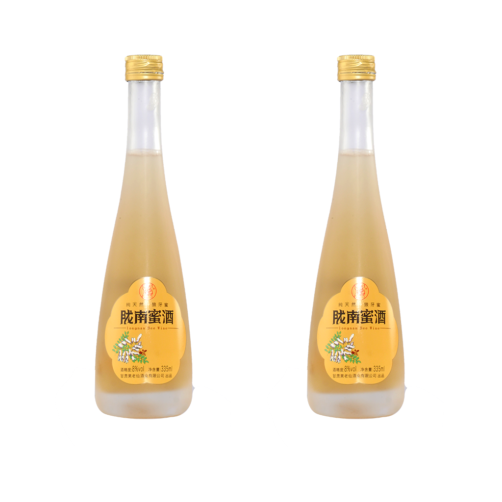 张果老陇南蜜酒335ml一瓶两当优质精选食用蜂发酵酒可以整箱购买